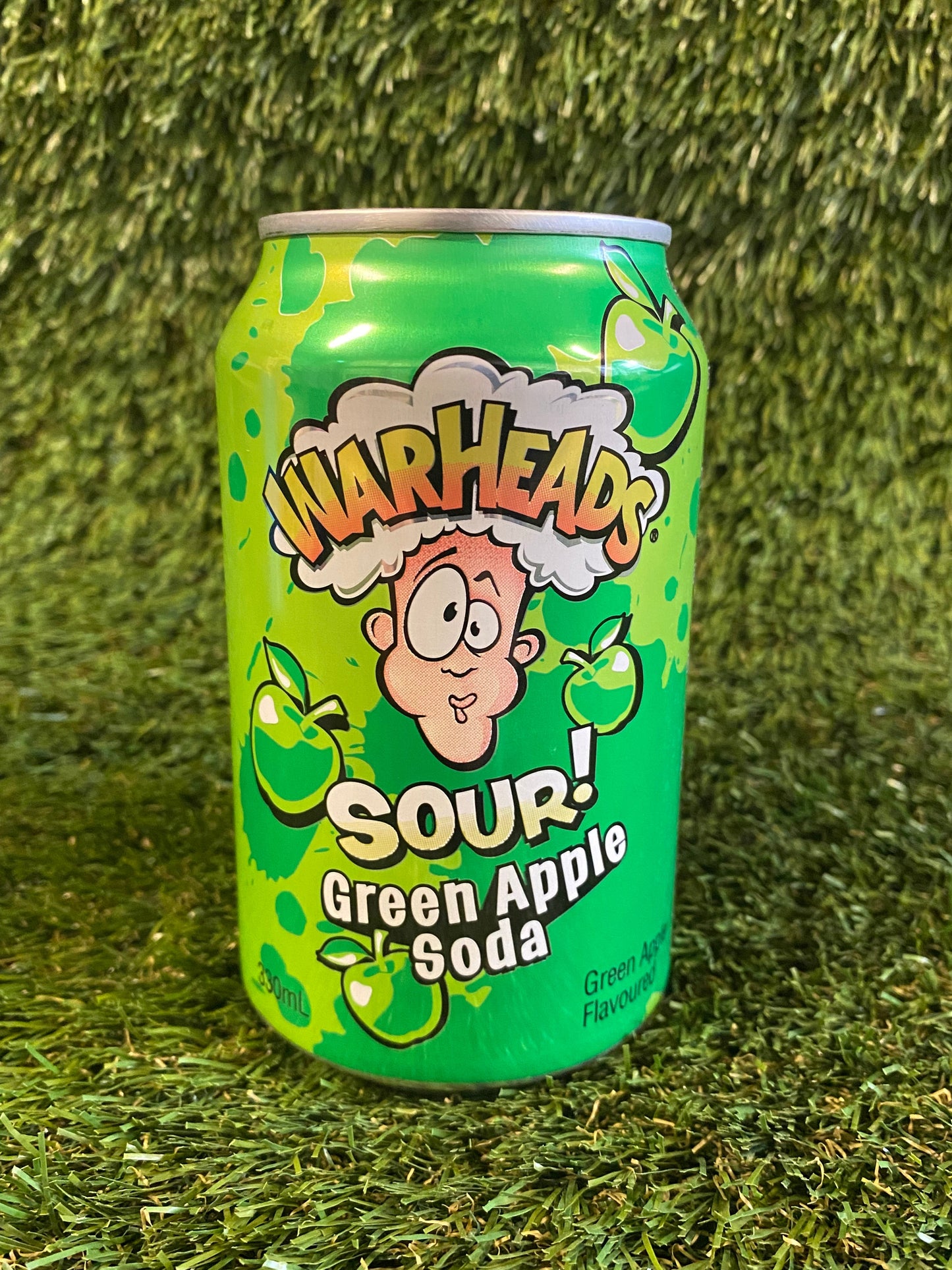 Warheads Sour Green Apple Soda