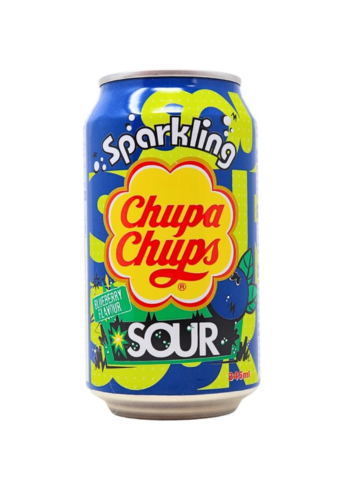 Sparkling Chupa Chups Sour Blueberry